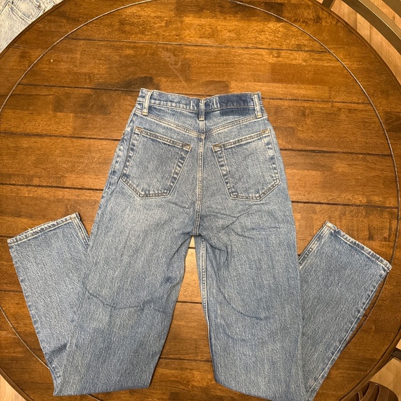 Abercrombie 90s Straight Curve Love 24 Long Crossover waist - Picture 3 of 3